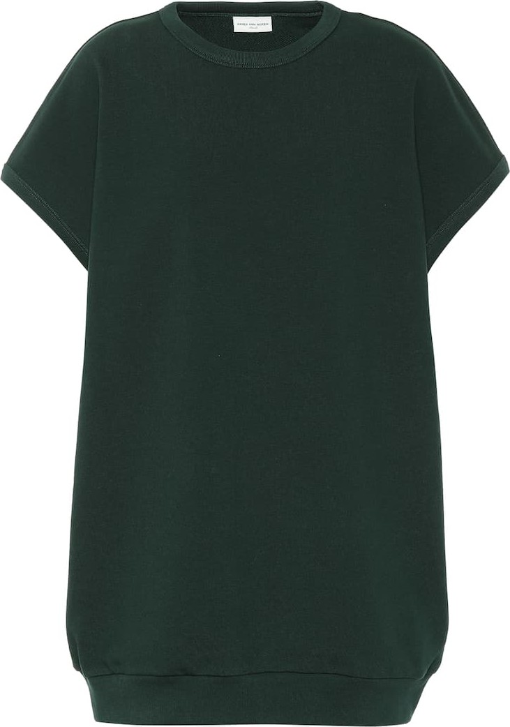 Dries Van Noten Sleeveless cotton sweatshirt