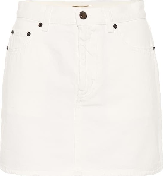 Saint Laurent Denim miniskirt