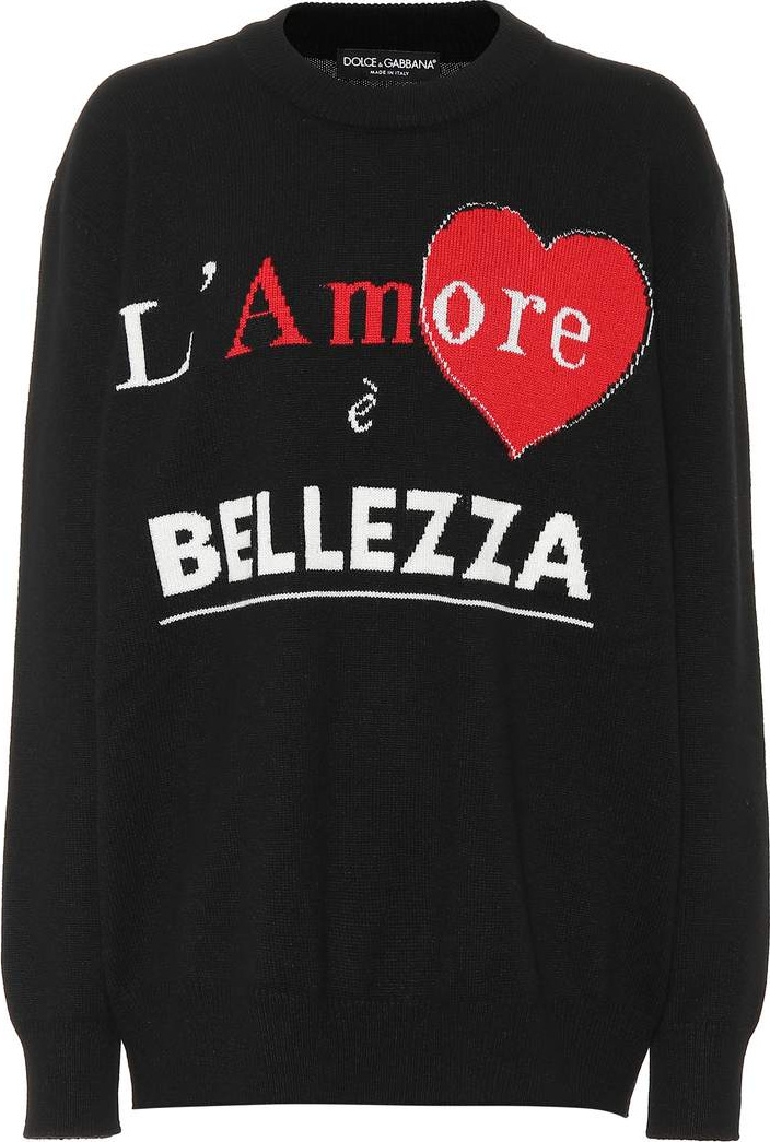 Dolce & Gabbana L'amore è Bellezza cashmere sweater