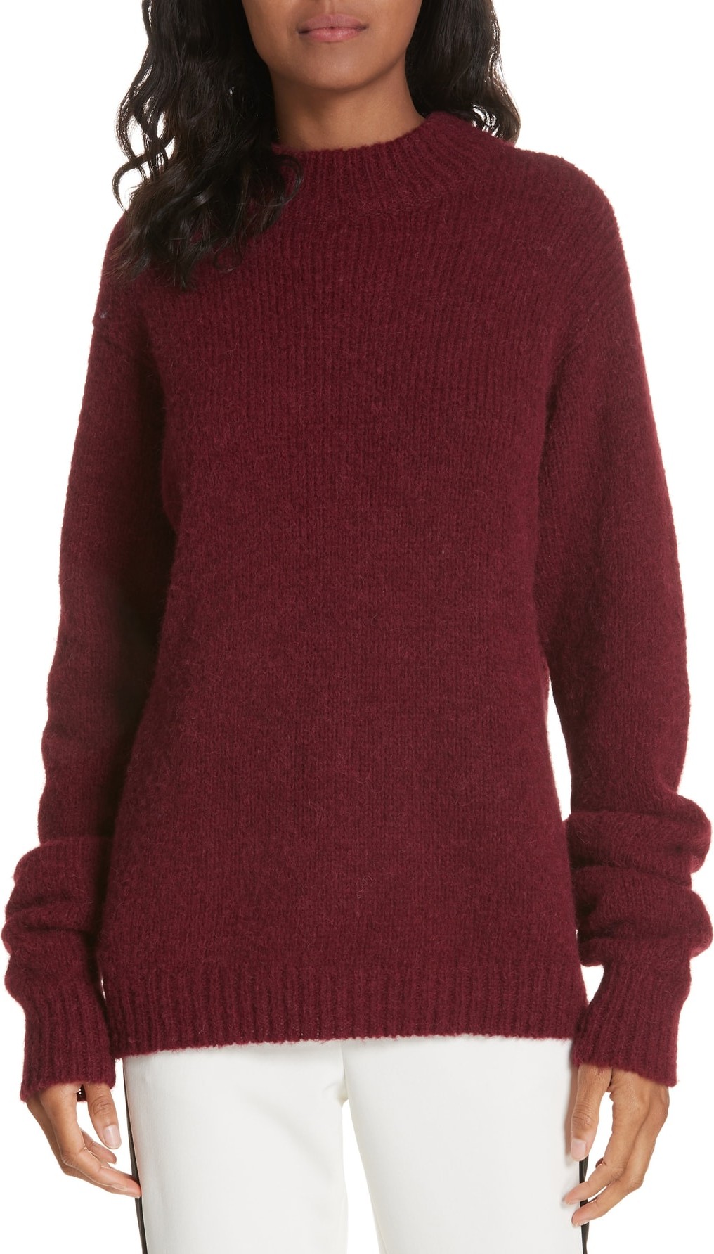 Tibi Cozette Alpaca & Wool Blend Sweater