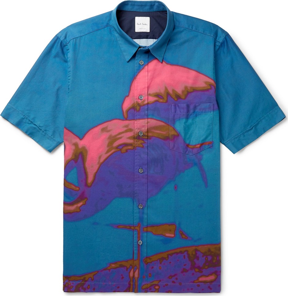 Paul Smith Printed Cotton Shirt