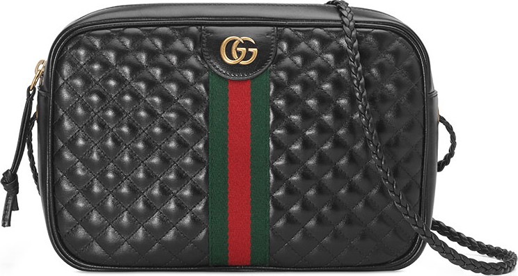 Gucci Trapuntata Small Quilted Leather Crossbody Camera Bag