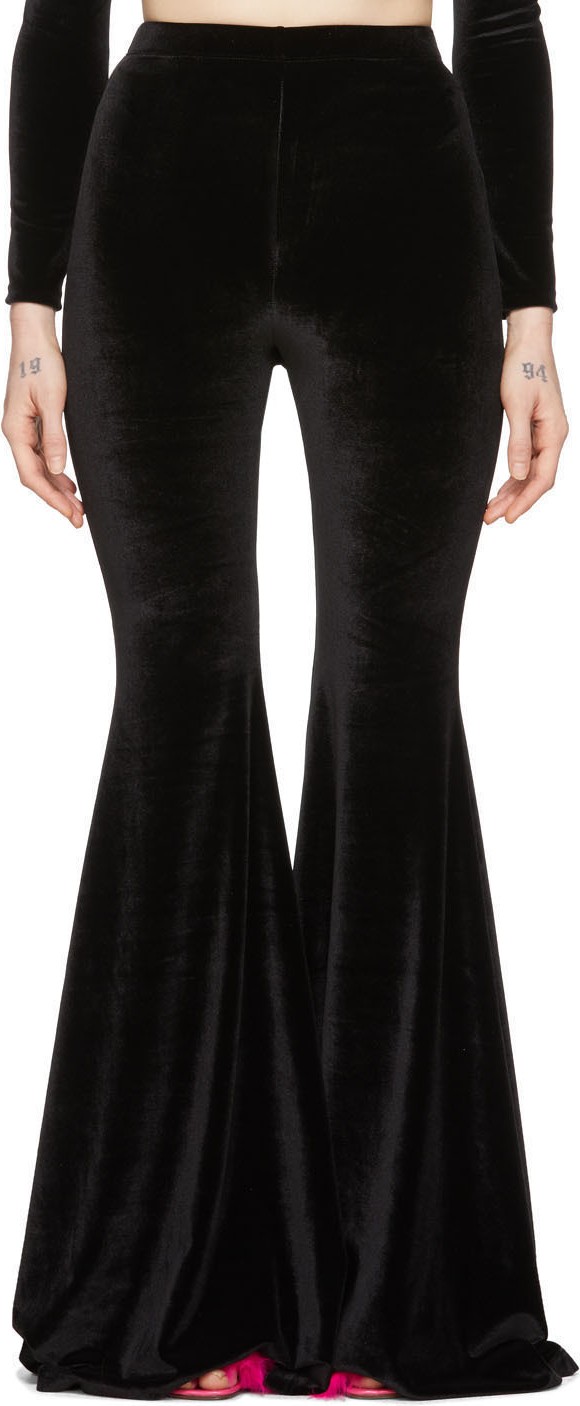 Vetements Black Evening Flared Lounge Pants