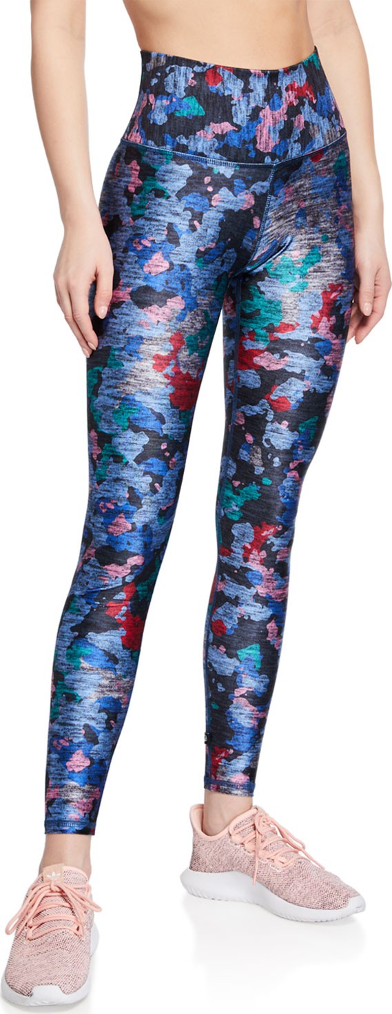 Terez High-Rise Printed Performance Leggings
