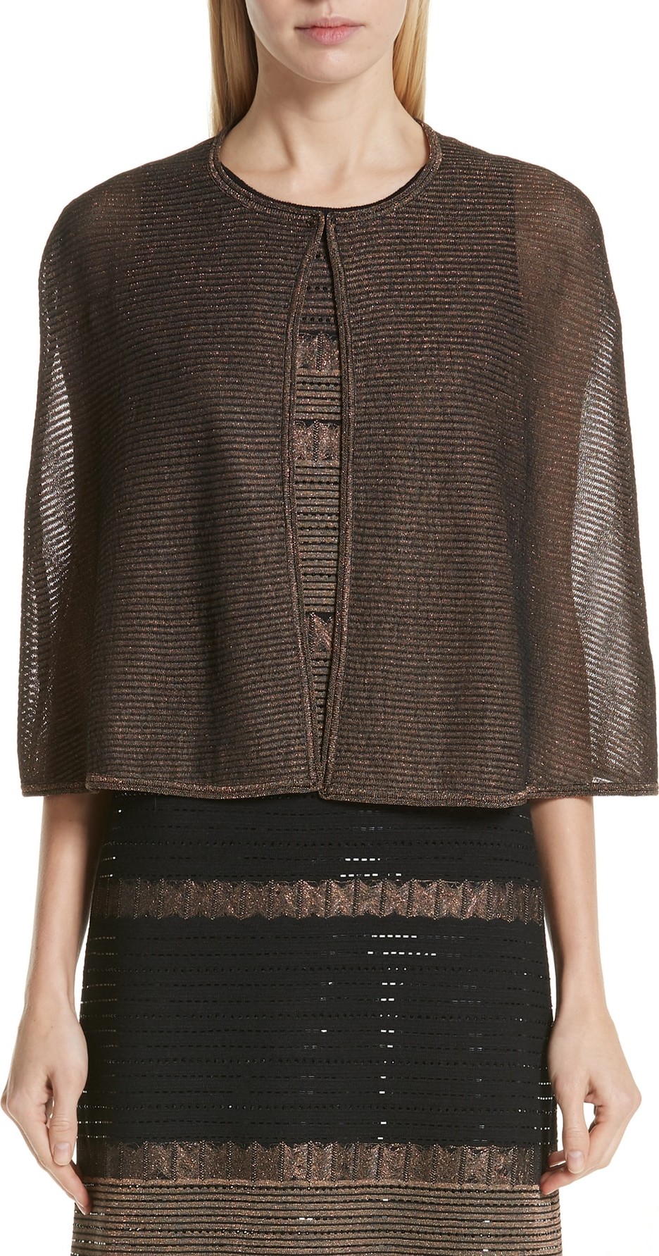 St. John Amara Knit Capelet