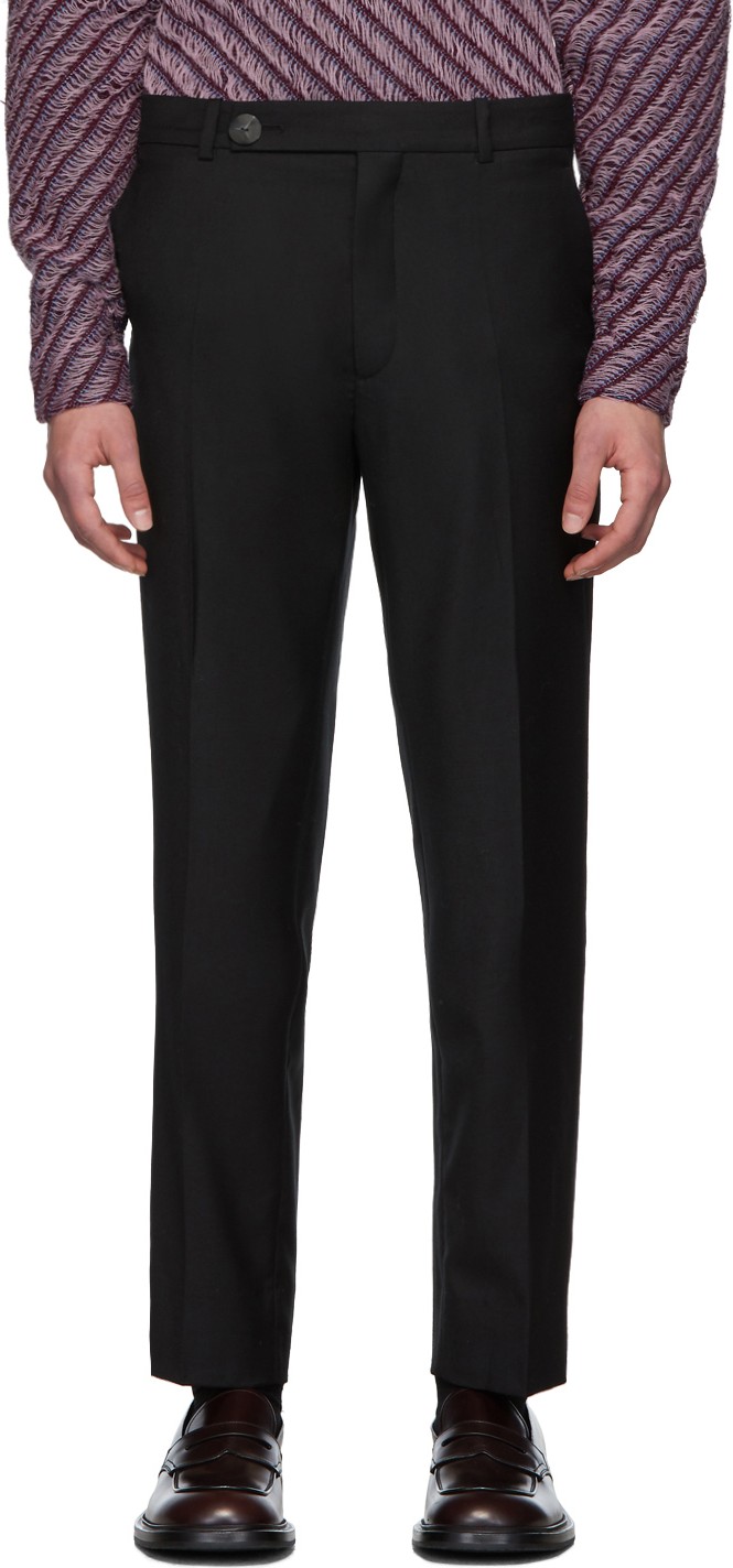 Namacheko Black Twill Shil Trousers