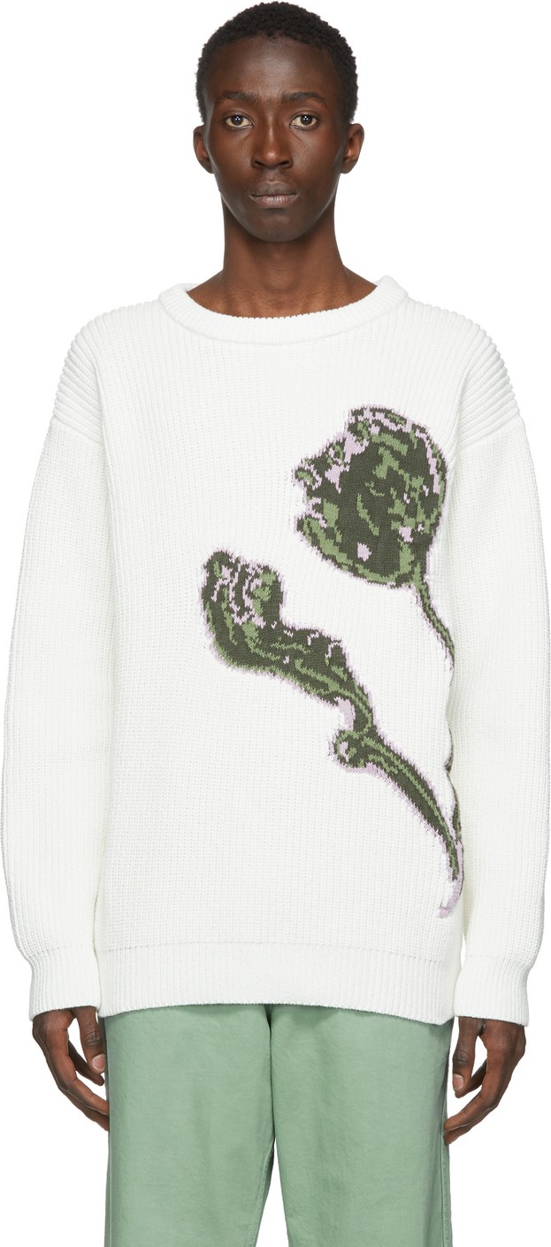 Jacquemus Off-White 'Le Pull Artichaut' Sweater