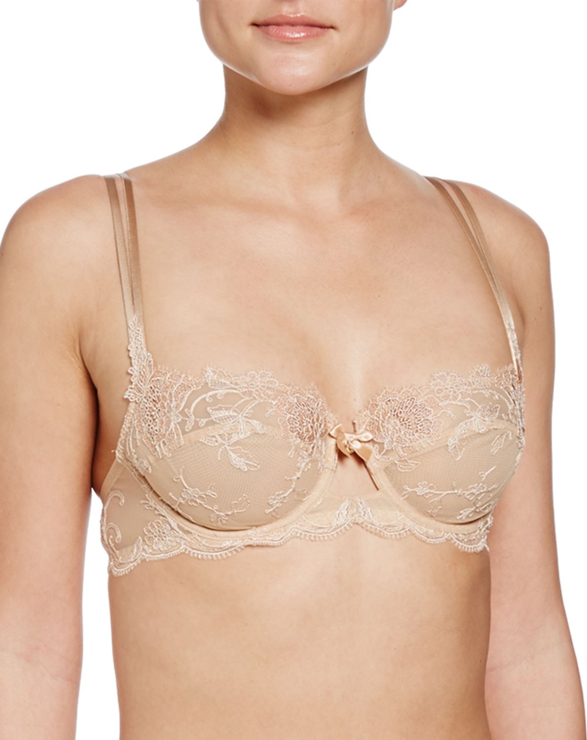 Lise Charmel Ultra Feminin Lace Demi-Cup Bra Lise Charmel Ultra Feminin Lace Demi-Cup Bra