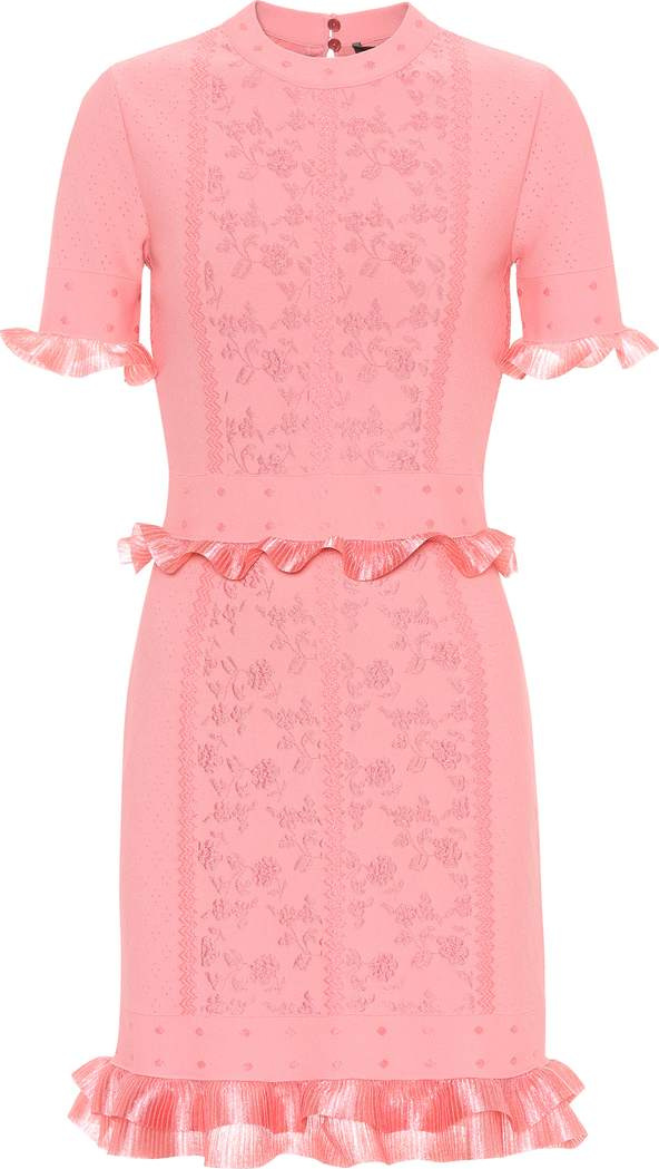 Alexander McQueen Jacquard minidress