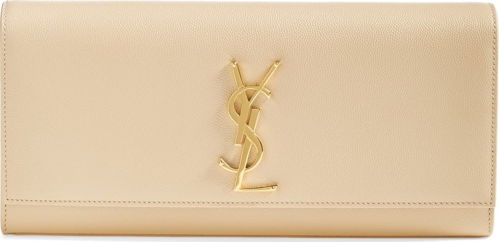 Saint Laurent 'Monogram' Leather Clutch Saint Laurent 'Monogram' Leather Clutch