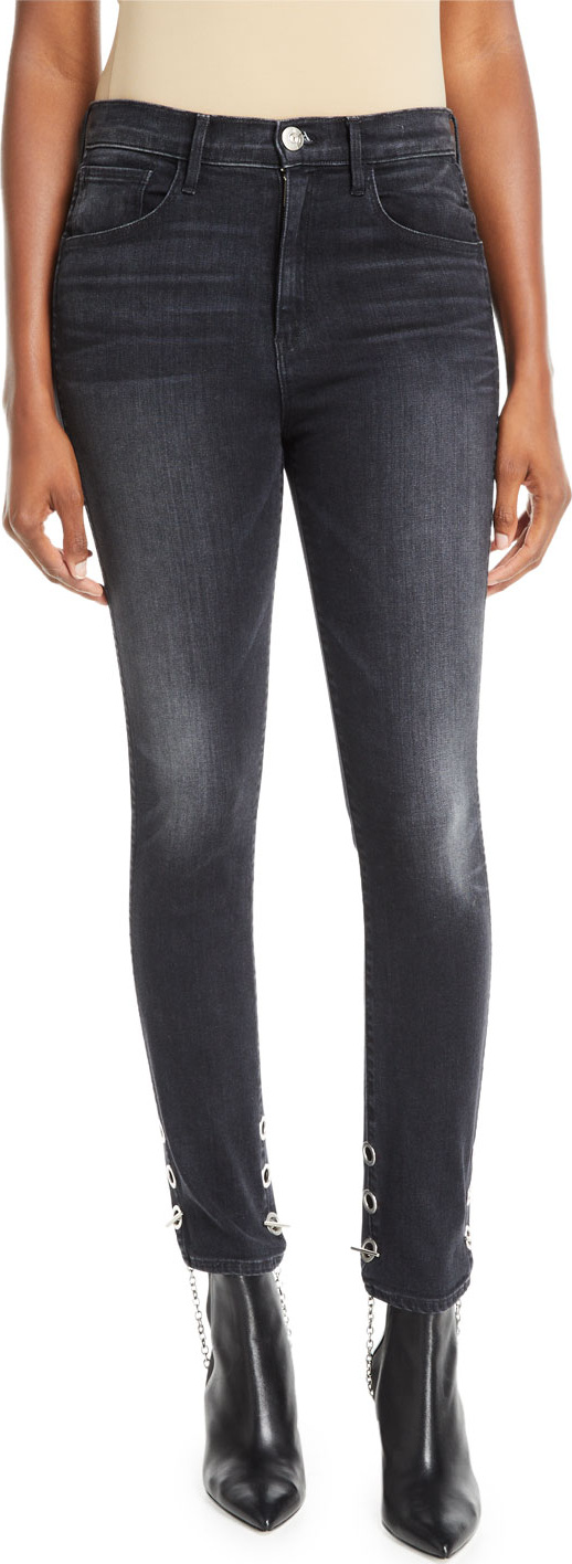 3X1 Bijou Chain-Stirrup Skinny Jeans