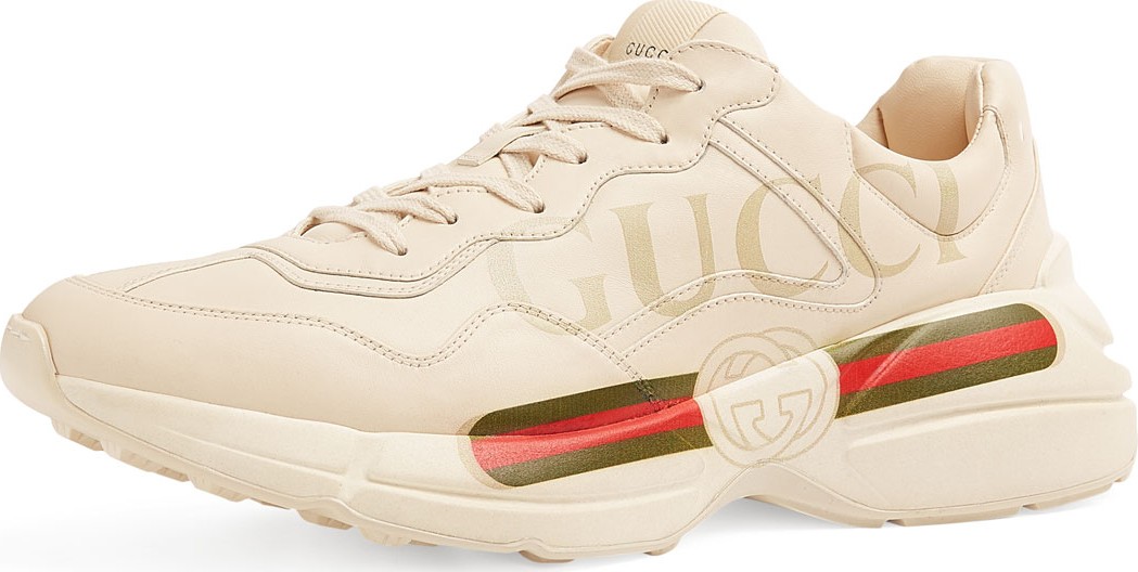 Gucci Gucci Logo Leather Sneaker