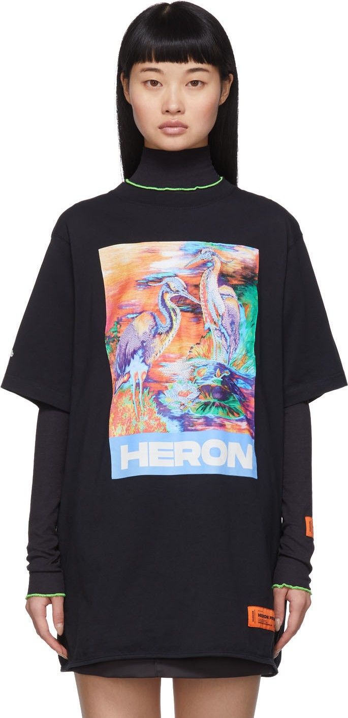 Heron Preston Black Heron Colors T-Shirt