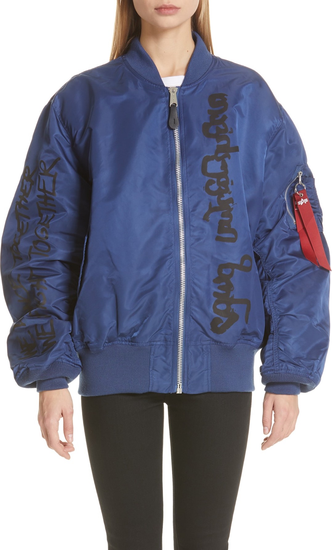 Vetements Lightweight Reversible Bomber Jacket