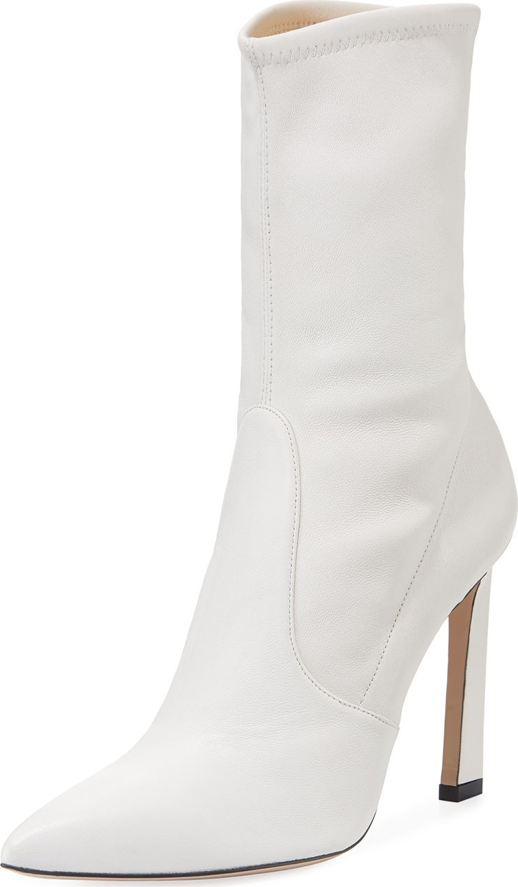 Stuart Weitzman Rapture 100mm Lush Napa Sock Bootie