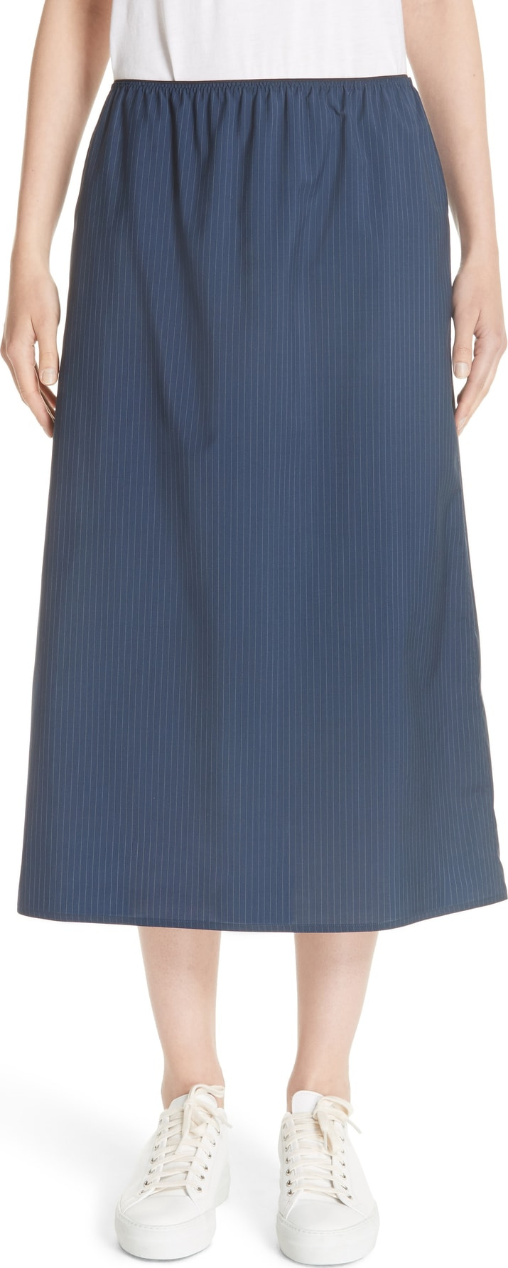 Sofie D'hoore Swivel Pinstripe Skirt