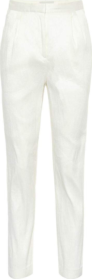 Mansur Gavriel Linen-blend pants