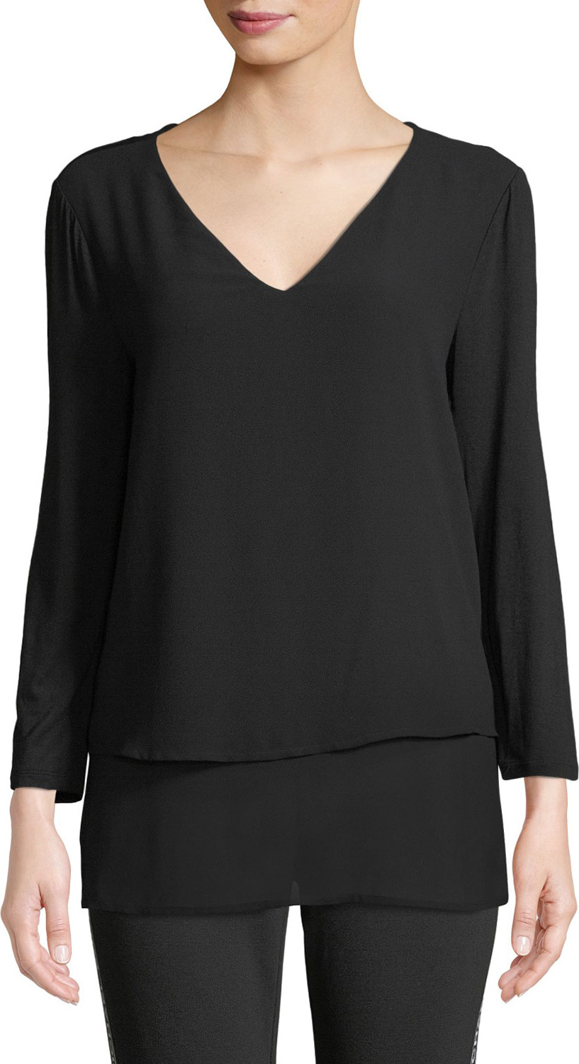 MICHAEL MICHAEL KORS Multilayer Woven Top