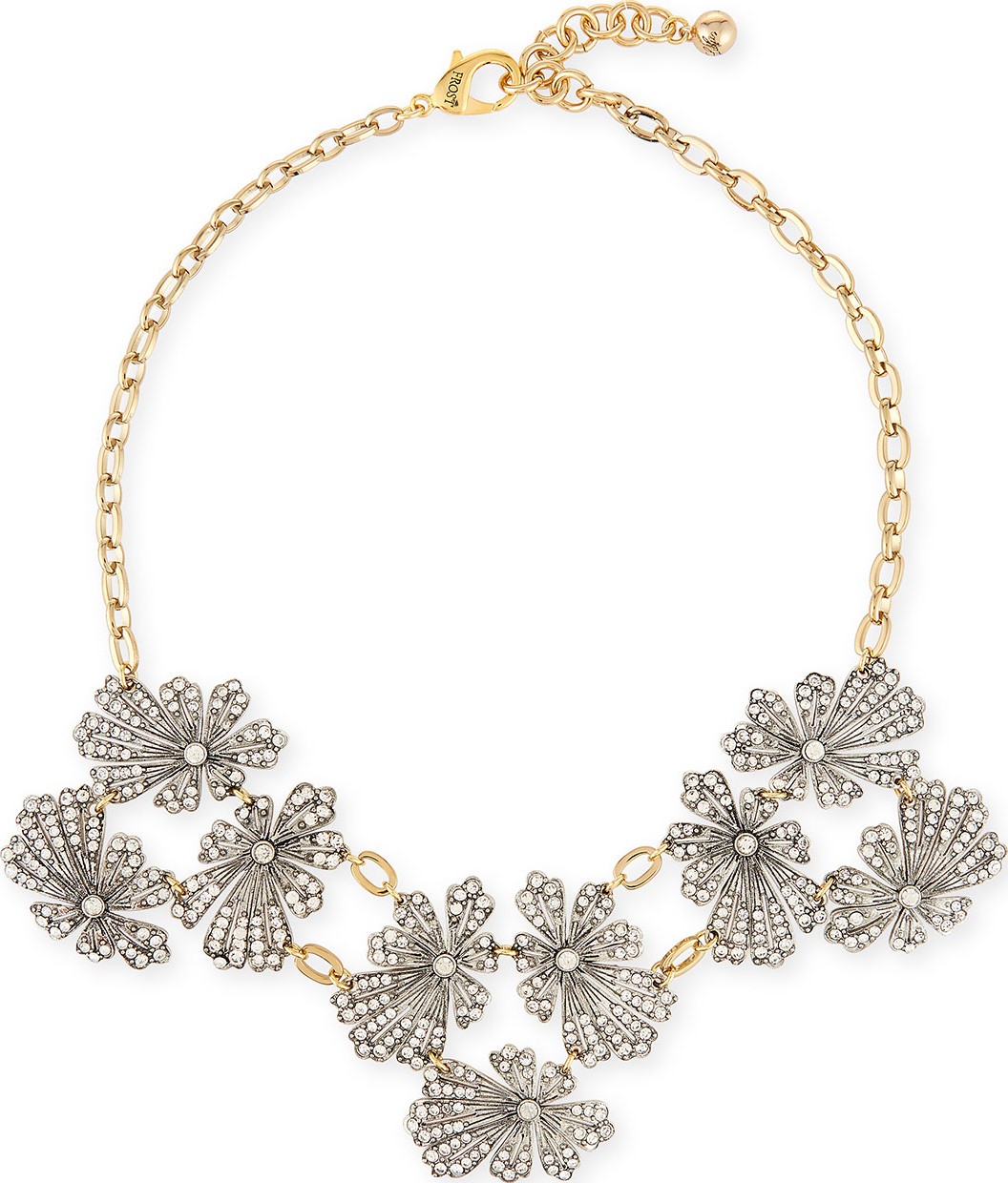 Lulu Frost Camellia Crystal Flower Necklace