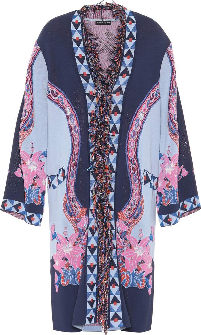 Etro Paisley jacquard knit jacket