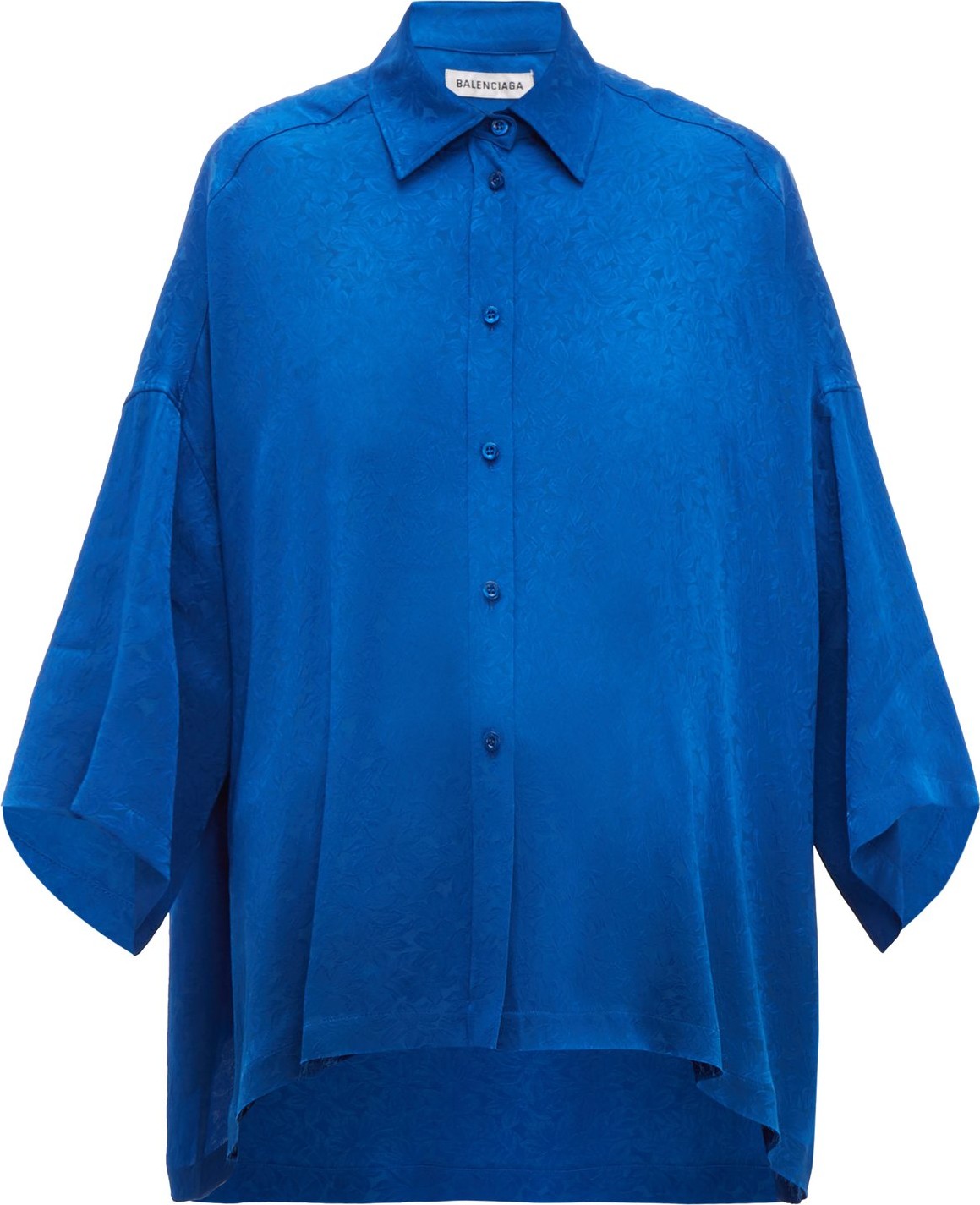 Balenciaga Floral-jacquard shirt