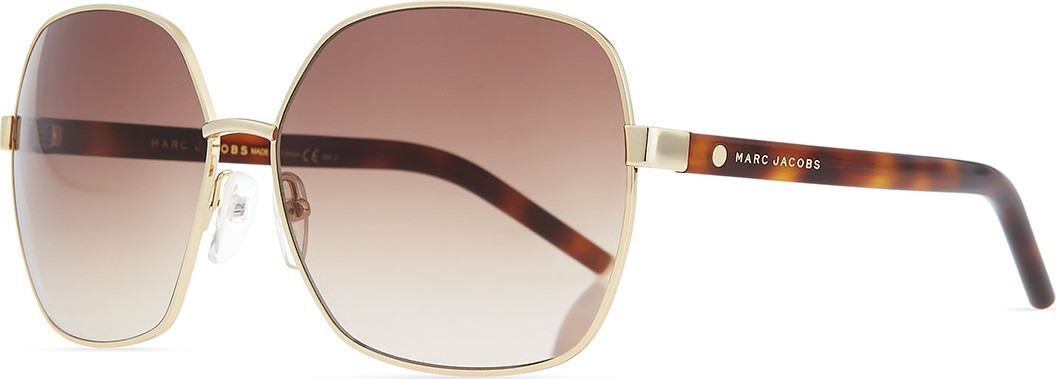 MARC JACOBS Square Metal Sunglasses