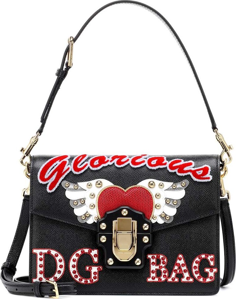 Dolce & Gabbana Lucia leather shoulder bag