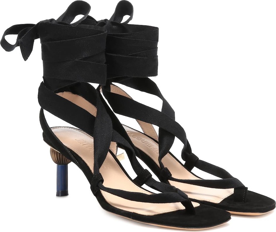Jacquemus Capri suede sandals