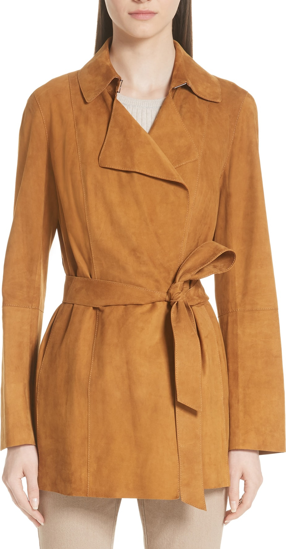 Lafayette 148 New York Hadley Suede Jacket