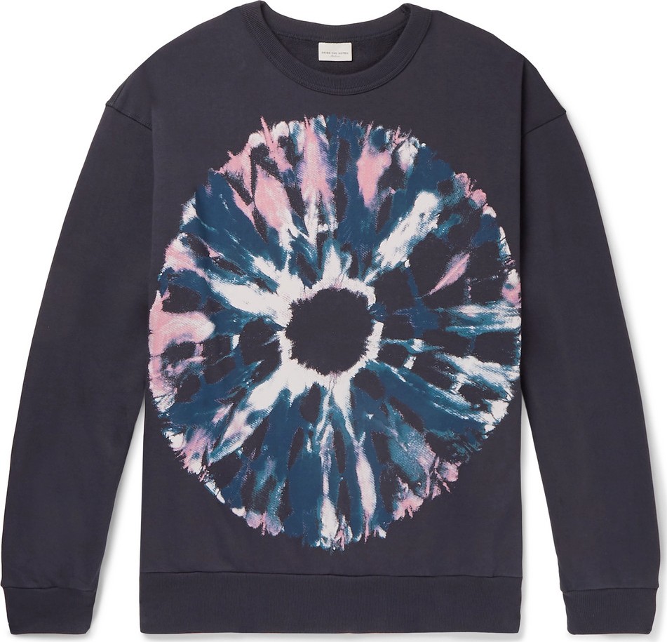 Dries Van Noten Oversized Printed Loopback Cotton-Jersey Sweatshirt