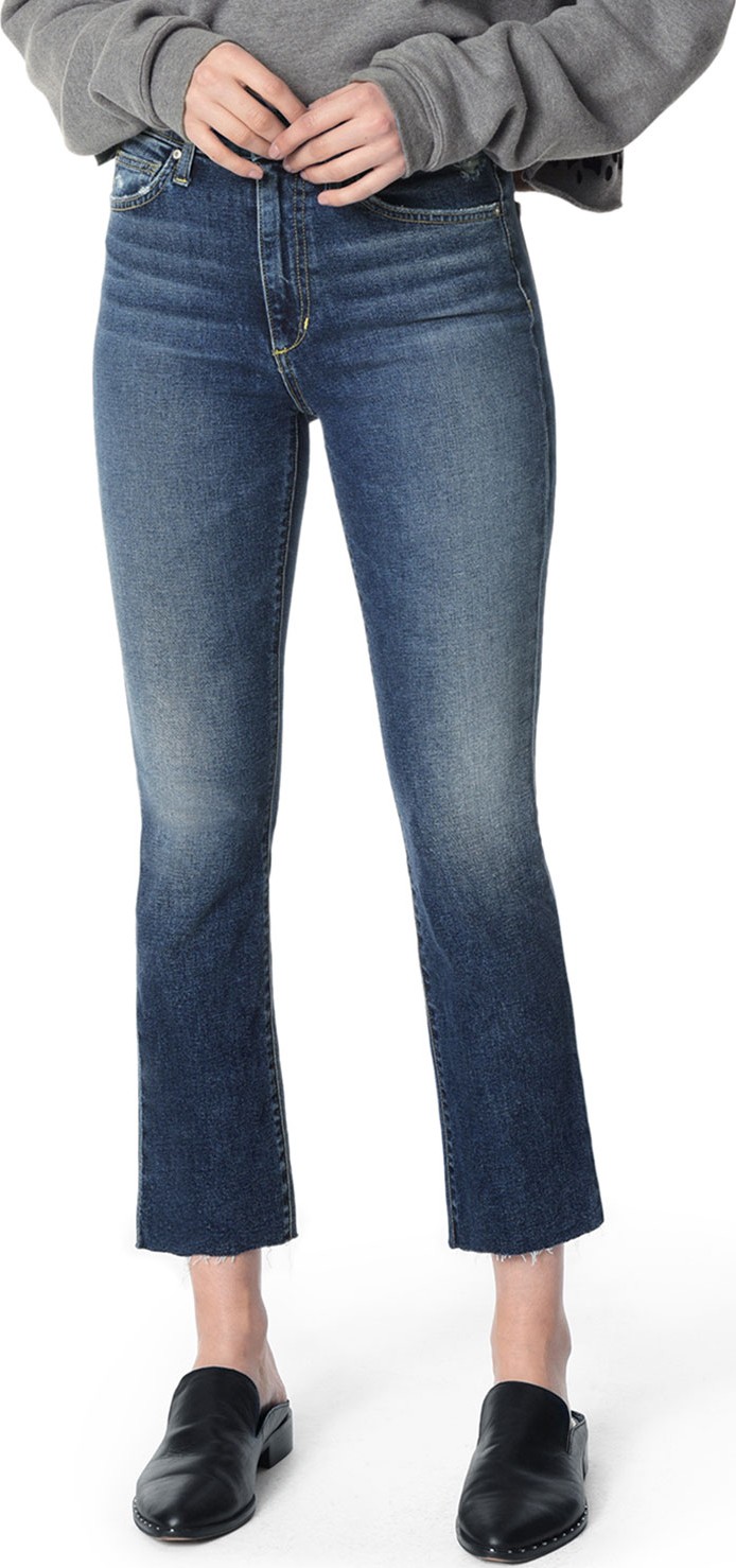 Joe's Jeans The Callie Raw-Hem Distressed Cropped Jeans