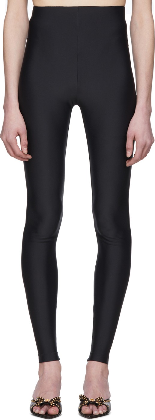 Versace Black Basic Leggings