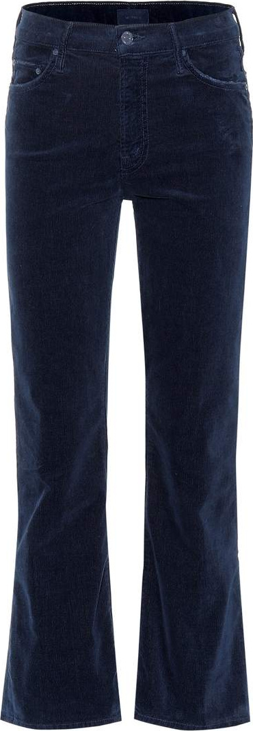 MOTHER The Outsider Cropped corduroy jeans