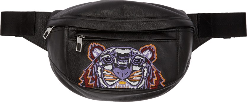 KENZO Black Kampus Tiger Belt Bag