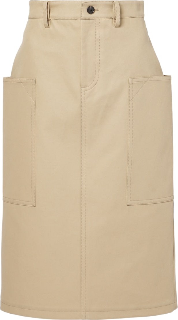 Gucci - Cotton drill pencil skirt