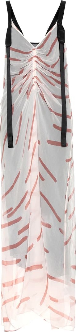 Lee Mathews Elsa printed silk dress