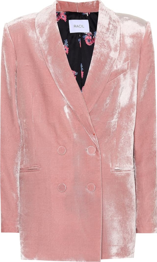 Racil Gloria velvet blazer