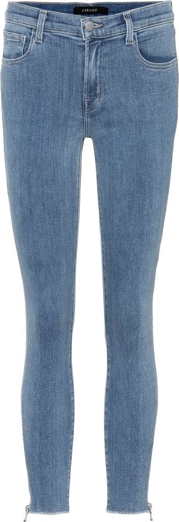 J BRAND 835 cropped mid-rise skinny jeans
