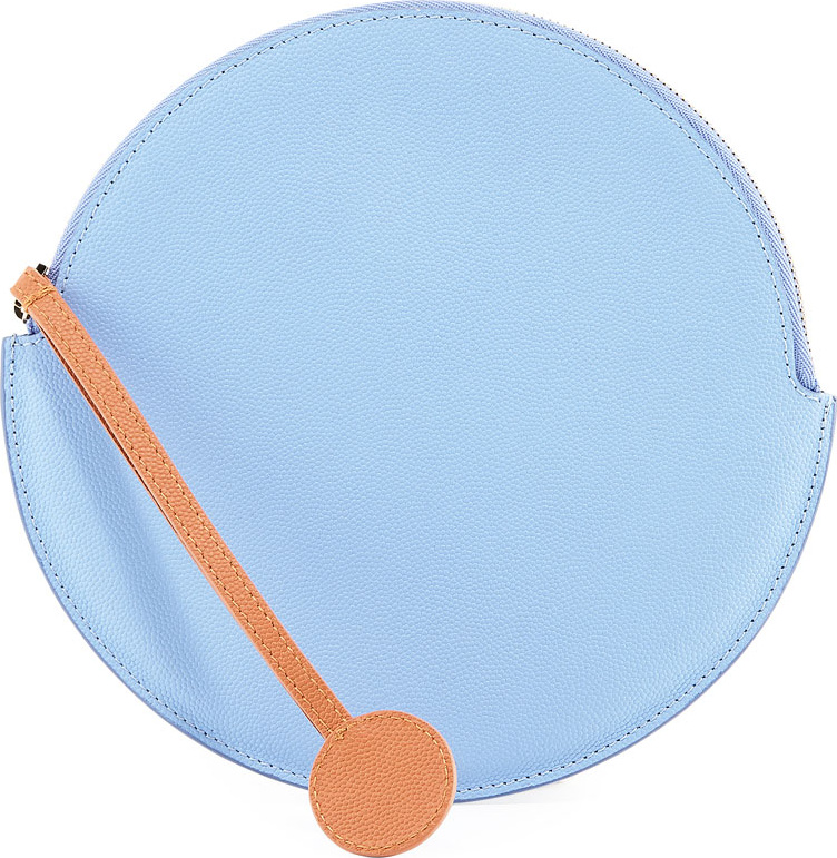 Roksanda Round Leather Coin Purse