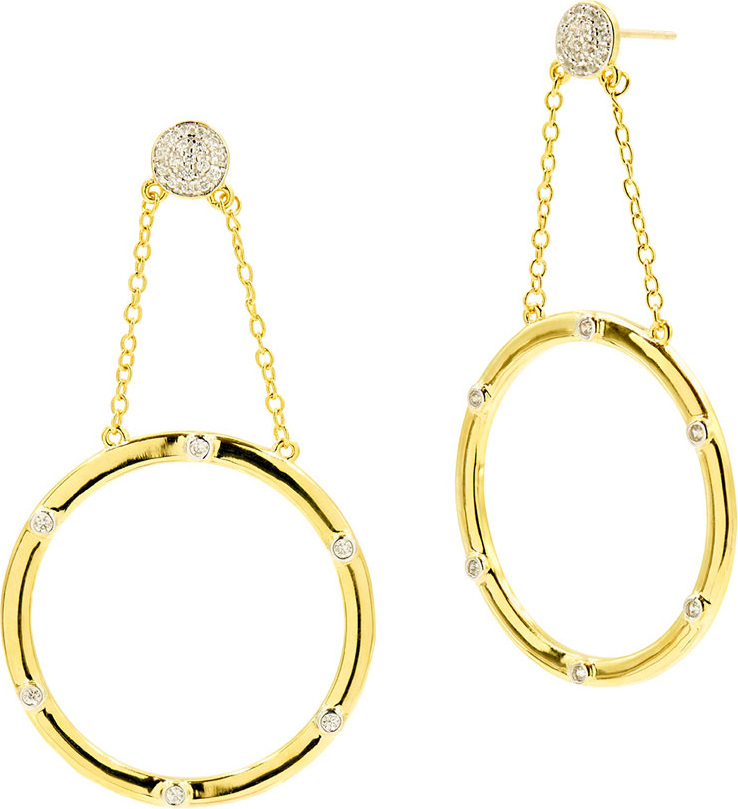 Freida Rothman Radiance Large Drop Earrings