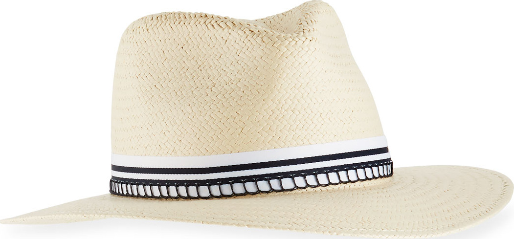 Rag & Bone Packable Straw Fedora Hat