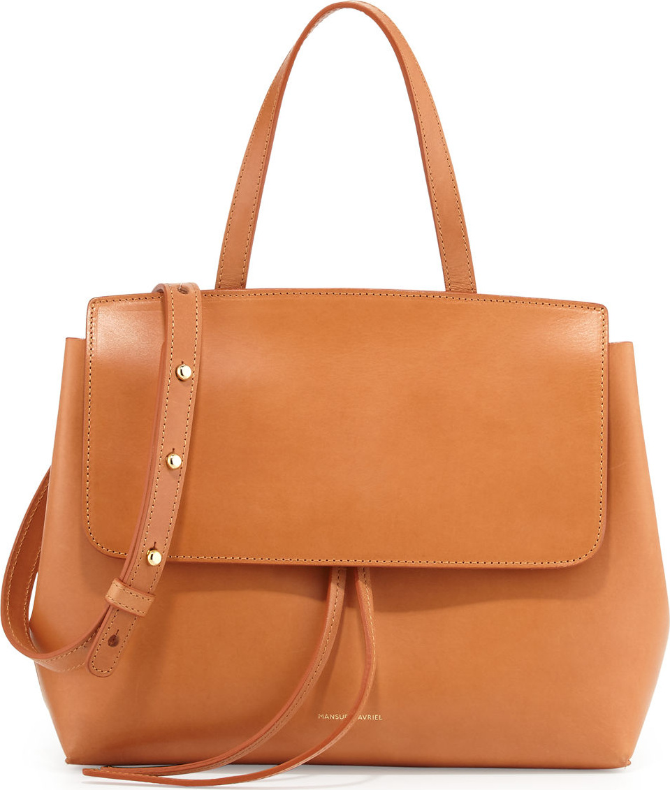 Mansur Gavriel Vegetable-Tanned Leather Mini Lady Bag