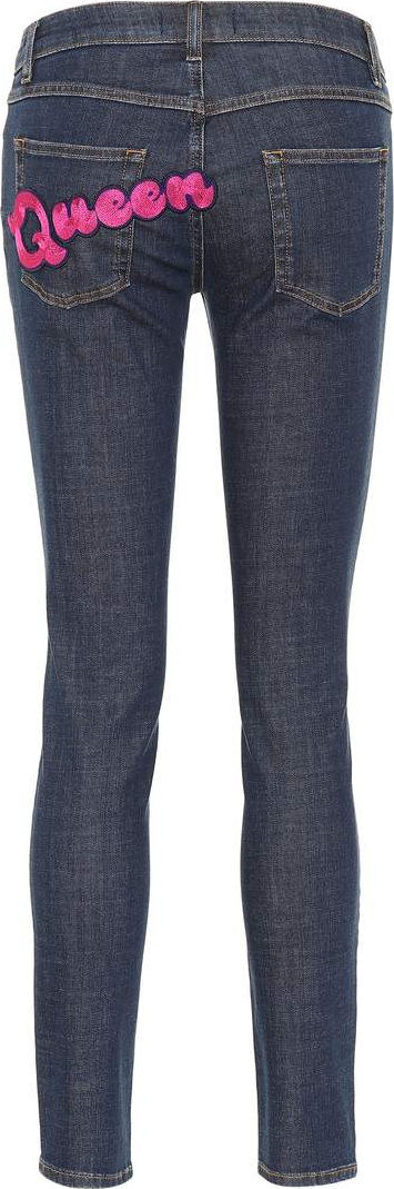 Dolce & Gabbana Appliquéd skinny jeans