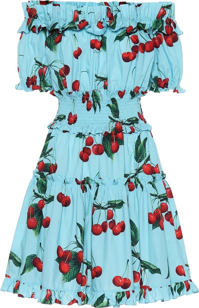 Dolce & Gabbana Exclusive to Mytheresa – cherry printed cotton dress