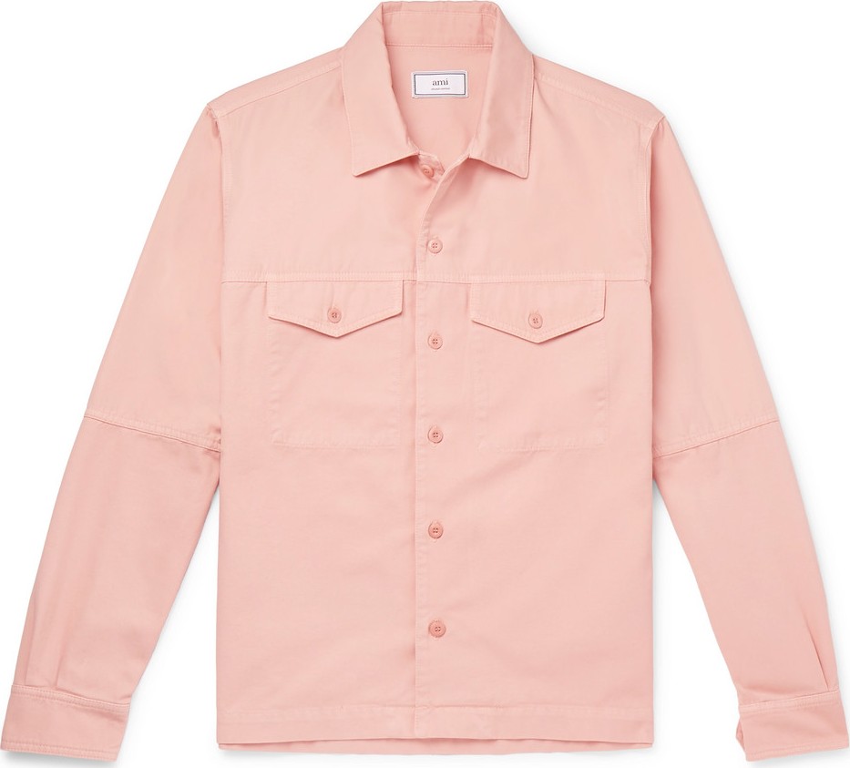 AMI Cotton-Twill Overshirt