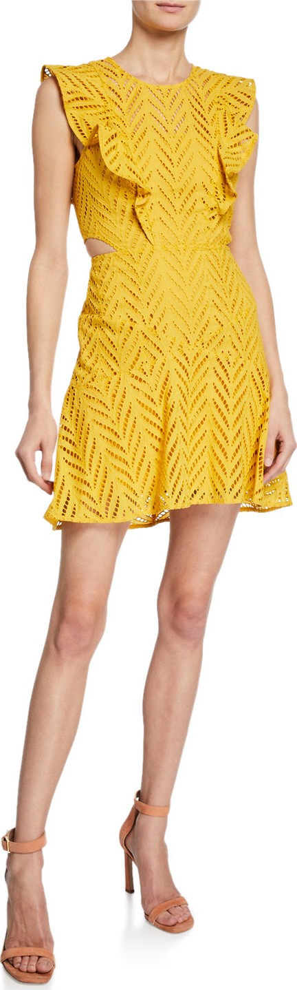 Bardot Kira Frill Short Dress