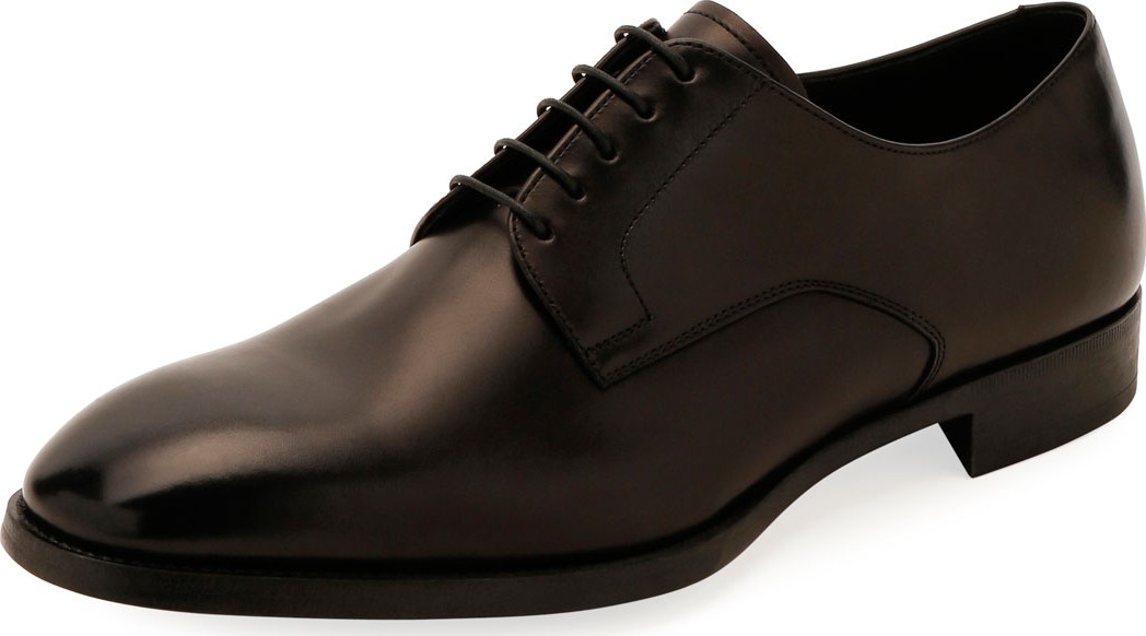 Giorgio Armani Men's Calf Leather Derby Shoes