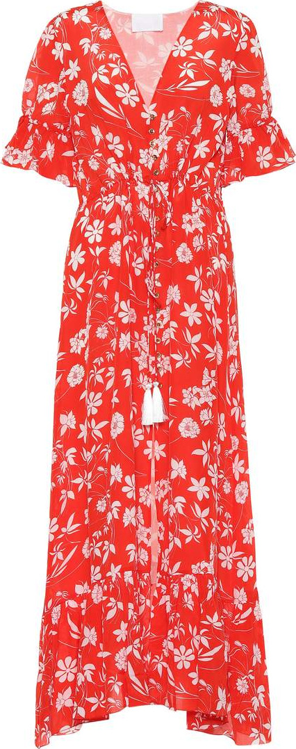 Athena Procopiou Farah floral silk dress