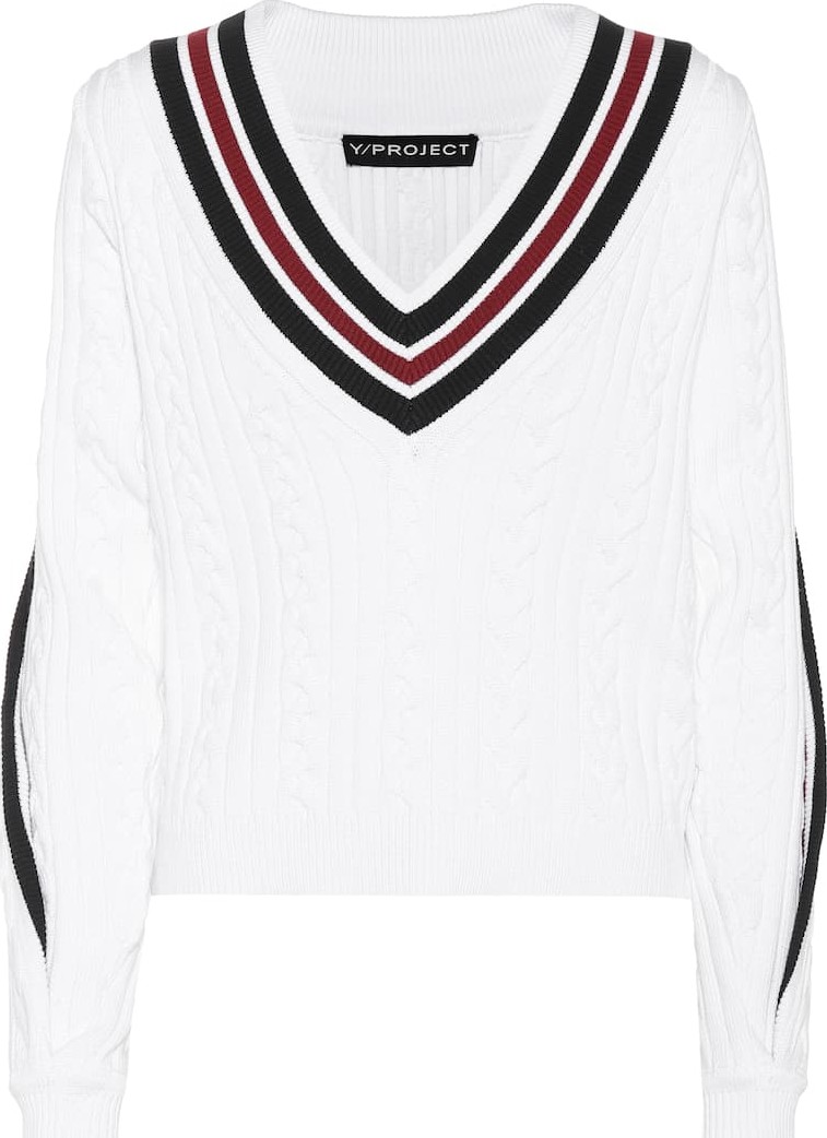 Y/Project Cotton-blend sweater