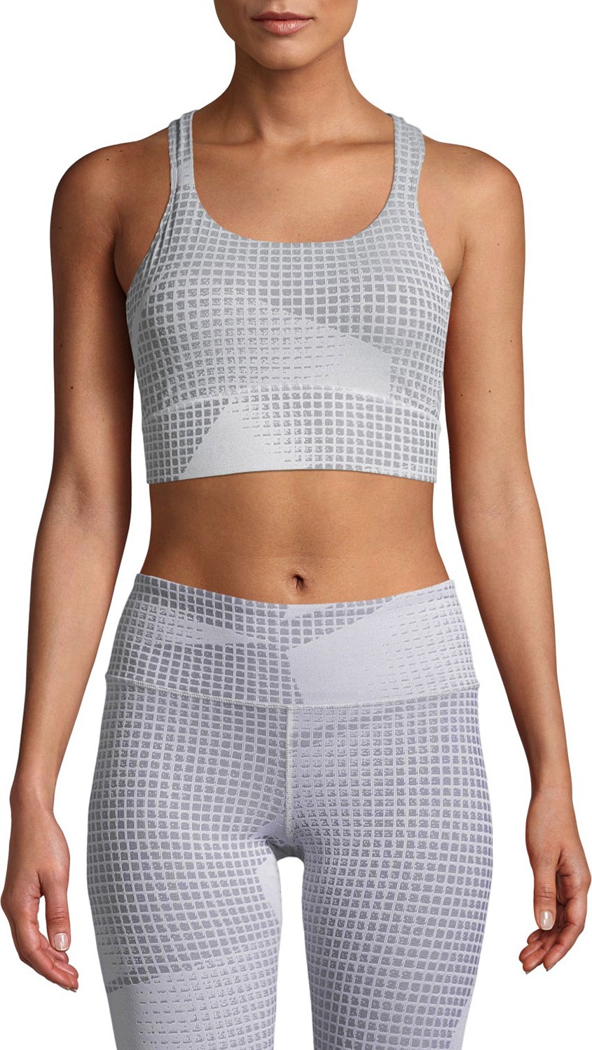 Under Armour Breathelux Jacquard Mesh Racerback Sports Bra